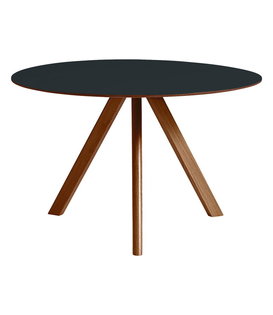 Hay - Cph 20 Round dining table walnut Ø120