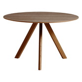 CPH20 Round dining table walnut