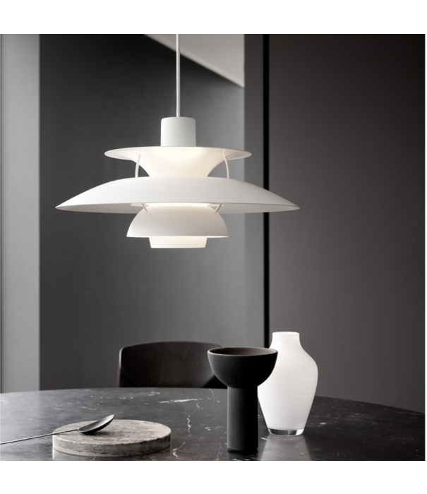 Louis Poulsen  Louis Poulsen PH 5 Monochroom Hanglamp Pale Rose