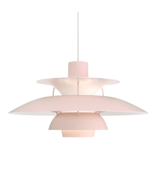 Louis Poulsen - PH 5 Monochrome Pale Rose Hanglamp