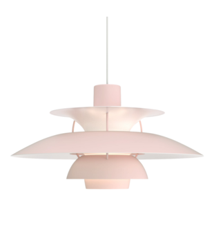 PH 5 Pendant Monochrome pale rose