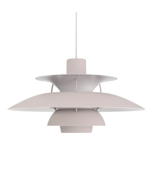 Louis Poulsen PH 5 Monochrome Pendant Oyster Grey
