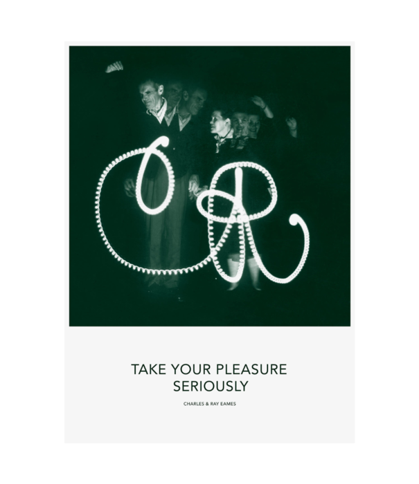 Vitra  Vitra - Eames Quotes poster - Pleasure 50 x 70