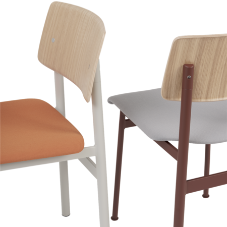 MUUTO Loft chair oak - grey - Steelcut 535