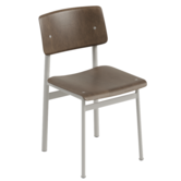 Muuto - Loft chair stained dark brown - grey