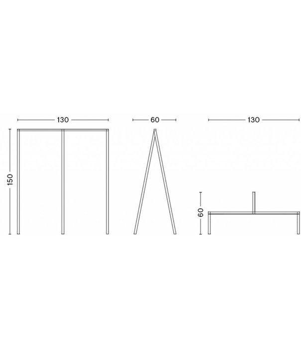 Hay  Hay - Loop Stand Wardrobe White