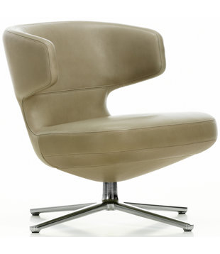 Vitra - Petit Repos lounge stoel leder