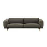 Muuto - Rest 3-seater Sofa Fiord 961 green