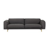 Muuto - Rest 3 seater sofa  fiord vancouver 13 dark grey