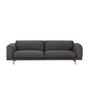 Muuto - Rest 3-seater Sofa Vancouver 13 dark grey