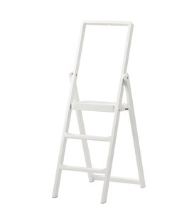 Step ladder wit beukenhout