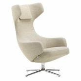 Vitra - Grand Repos lounge stoel Dumet Beige gemêleerd