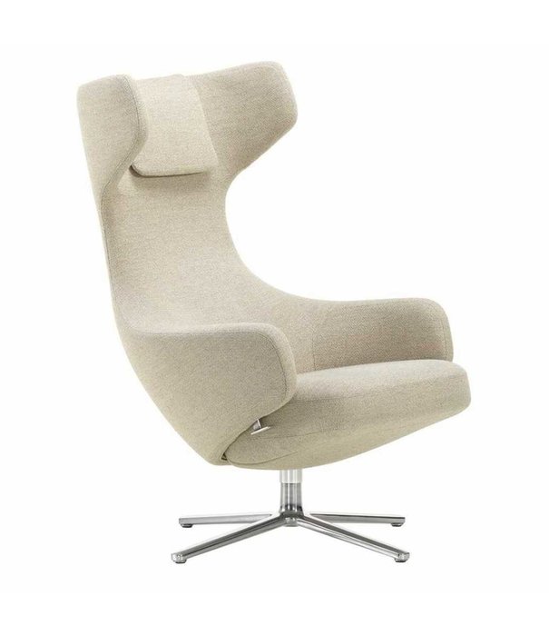 Vitra  Vitra - Grand Repos lounge stoel Dumet Beige gemêleerd