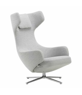Vitra Grand Repos Lounge Chair fabric Dumet pebble melange