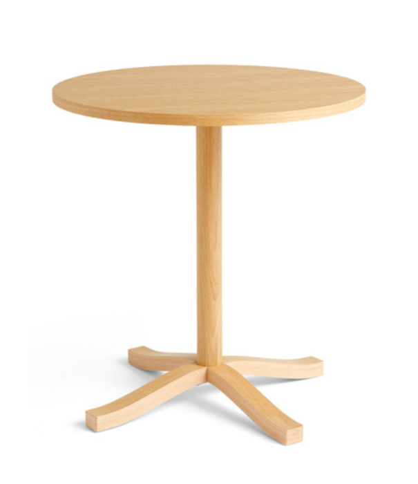 Hay  Pastis Table oak veneer Ø70