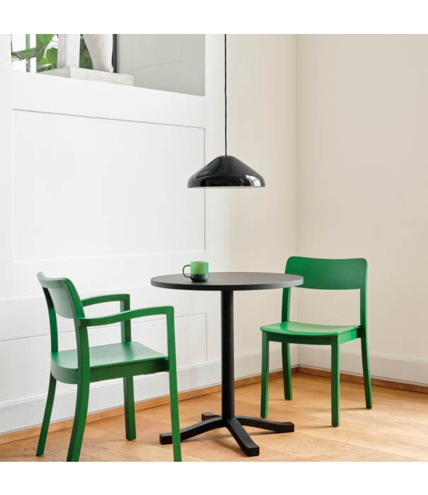Hay  Pastis Table oak veneer Ø70