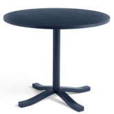 Pastis Dining Table Steel Blue Ø90
