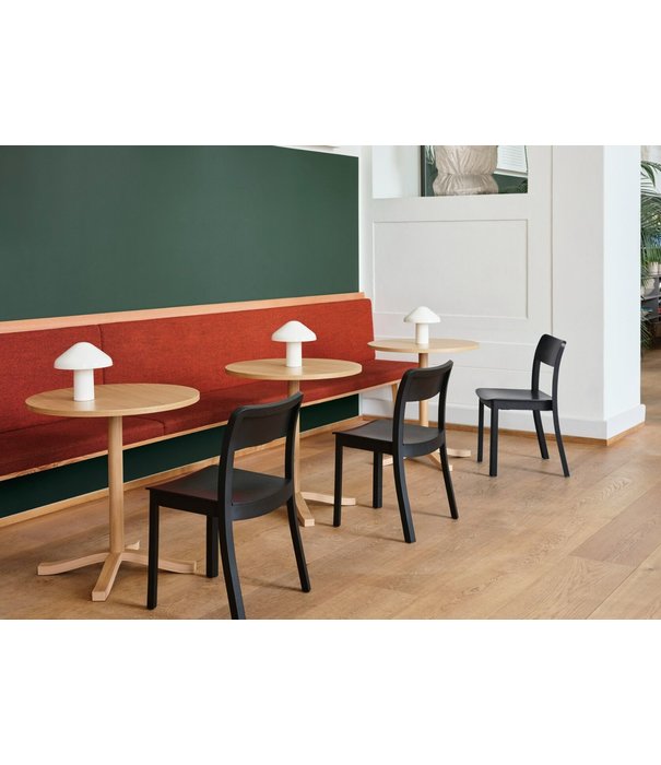 Hay  Pastis Table oak veneer Ø70
