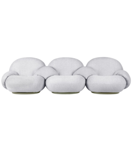 Gubi - Pacha Outdoor 3-zits Sofa met armleuning - Libera 03