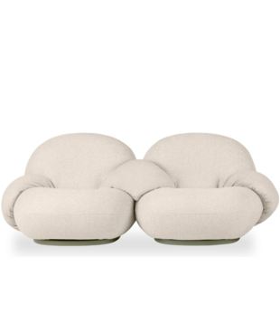 Gubi - Pacha Outdoor 2-zits Sofa met armleuning - Libera 01