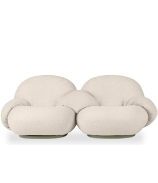 Gubi - Pacha Outdoor Sofa 2-seater with armrest Libera - 01