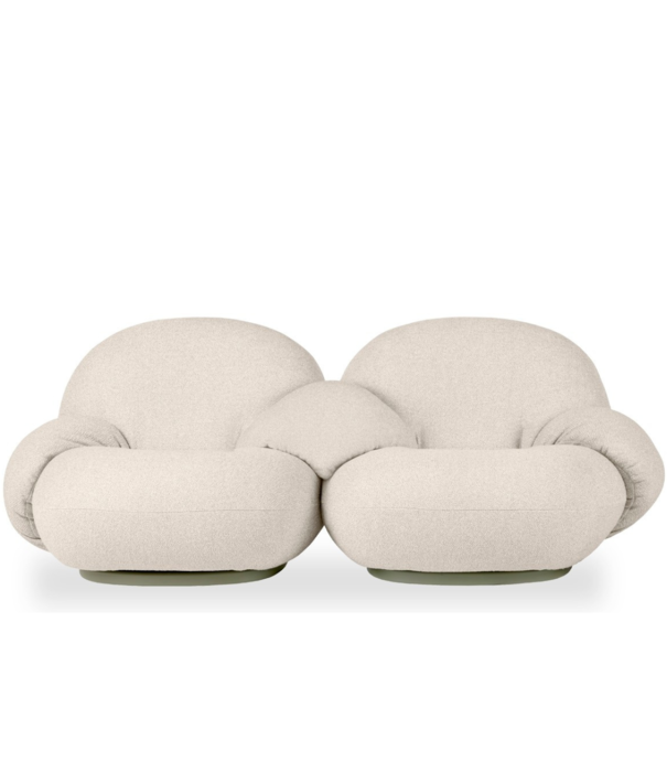 Gubi  Gubi Pacha Outdoor Sofa 2-zits met armleuning Libera 01 rice