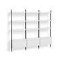 Hay - Pier System combination 133 - 3 columns white steel  / black