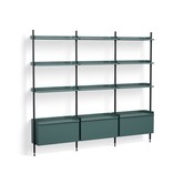 Pier System combination 133, 3 columns blue steel / black