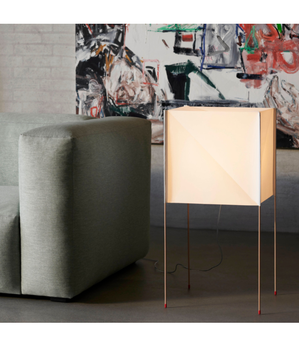 Hay  Hay - Paper Cube Floor Lamp