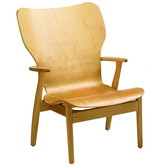 Artek - Domus lounge chair honey lacquered birch