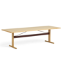 Hay - Passerelle dining table oak  / burgundy red crossbar 260 x 95