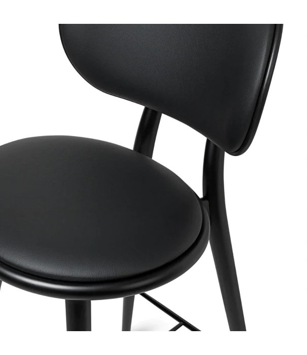 Mater Design  Mater Design - High Stool Backrest black beech, black leather