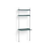 Pier System combinatie 11, 1 column blauw staal / clear