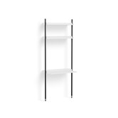 Pier System 11, 1 column wit / zwart