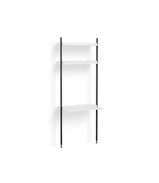 Pier System  11, 1 column white / black