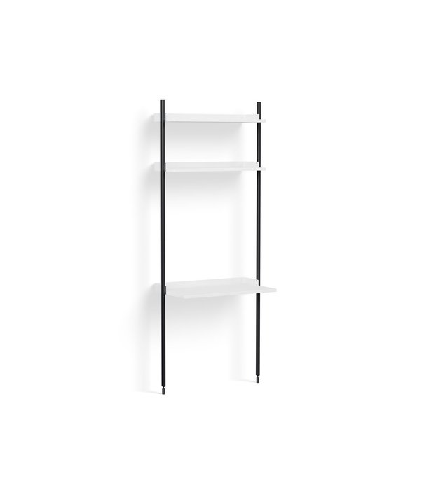 Hay  Hay - Pier System combination 11 - 1 columns white steel / black