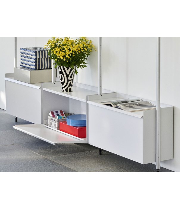 Hay  Hay Pier System - Pier combination 11, 1 column blue steel / black