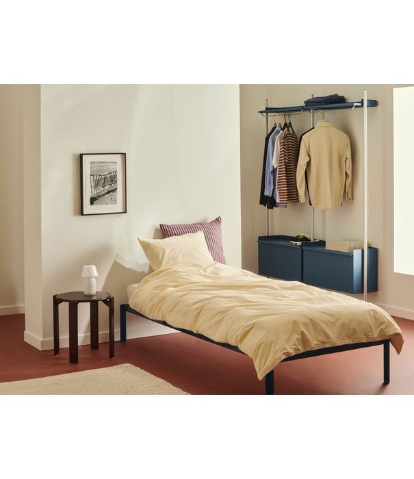 Hay  Hay Pier System - Pier combinatie 11, 1 column blauw staal / zwart