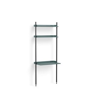 Pier System 11, 1 column blauw / zwart