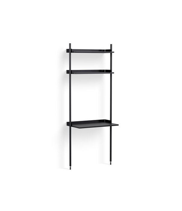 Hay  Hay - Pier System combination 11 - 1 columns black steel / black