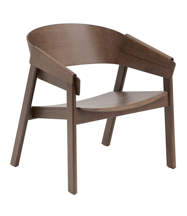 Muuto  Muuto - CoverLounge Chair stained dark brown