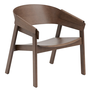 Muuto - Cover Lounge Stoel donker bruin gebeitst