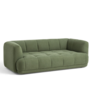 Hay - Quilton 3-seater Sofa - fabric Romo Linara 100