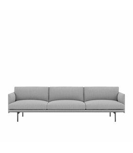 Muuto - Outline 3,5-seater Sofa, fabric Vancouver 14