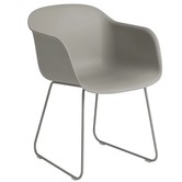 Muuto - Fiber armchair sled grey