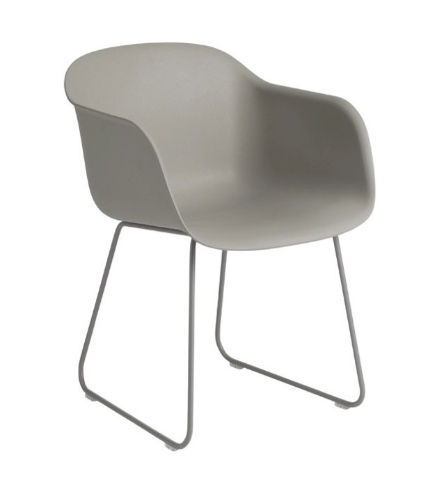 Muuto  Muuto - Fiber armchair sled grey