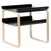 Artek Aalto 915 Bijzettafel berken, zwart