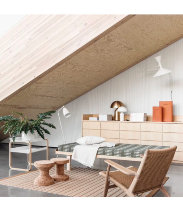 Artek  Artek Aalto 915 Bijzettafel berken, zwart