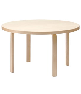 Artek - Aalto table round 91 , birch top