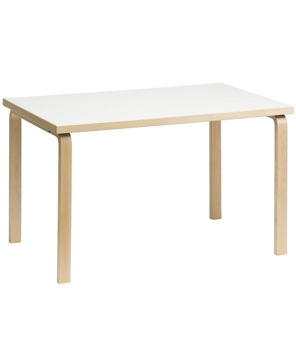 Artek  Artek - Aalto Table rectangular 81B white laminate 120 x 75